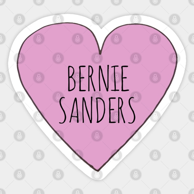 Bernie Sanders Love! Sticker by wanungara